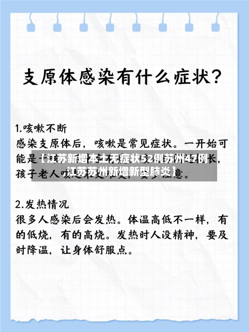 【江苏新增本土无症状52例苏州47例,江苏苏州新增新型肺炎】-第3张图片