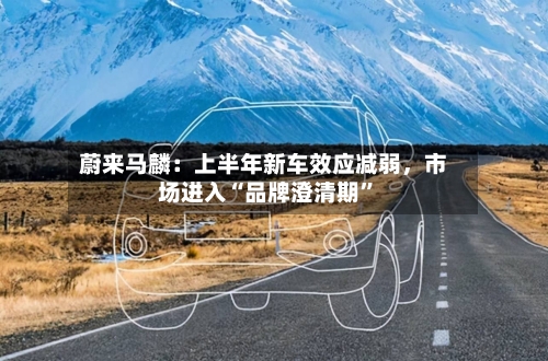 蔚来马麟：上半年新车效应减弱，市场进入“品牌澄清期”