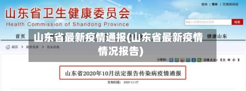 山东省最新疫情通报(山东省最新疫情情况报告)-第2张图片