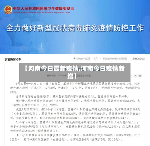 【河南今日最新疫情,河南今日疫情新增】-第3张图片