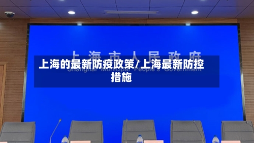 上海的最新防疫政策/上海最新防控措施-第2张图片