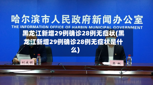 黑龙江新增29例确诊28例无症状(黑龙江新增29例确诊28例无症状是什么)-第2张图片