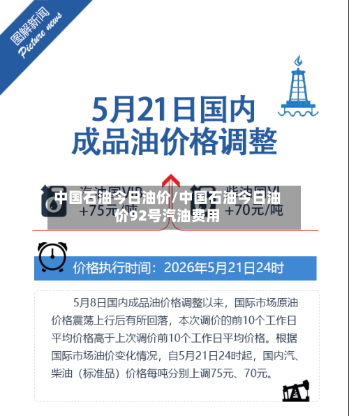 中国石油今日油价/中国石油今日油价92号汽油费用