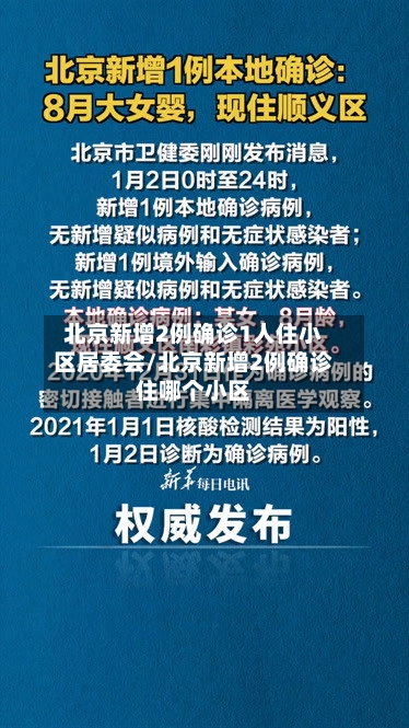 北京新增2例确诊1人住小区居委会/北京新增2例确诊住哪个小区-第2张图片