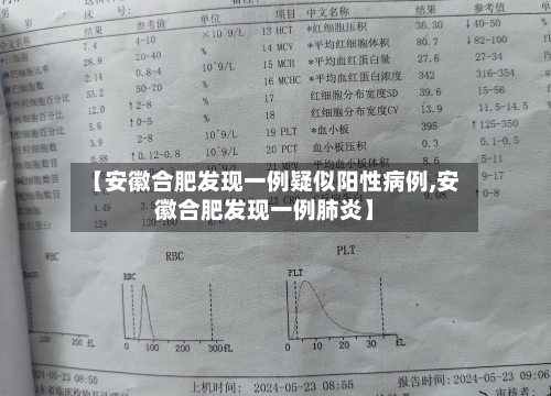 【安徽合肥发现一例疑似阳性病例,安徽合肥发现一例肺炎】-第3张图片