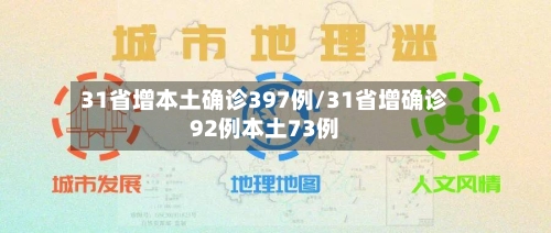 31省增本土确诊397例/31省增确诊92例本土73例