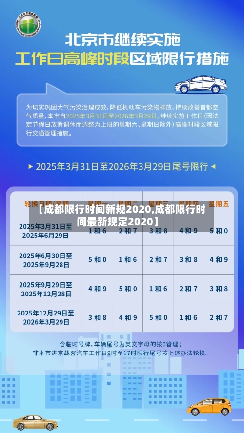 【成都限行时间新规2020,成都限行时间最新规定2020】