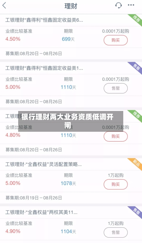 银行理财两大业务资质低调开闸-第2张图片