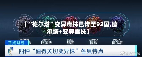 【“德尔塔	”变异毒株已传至92国,德尔塔+变异毒株】-第2张图片