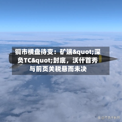 铜市横盘待变：矿端"深负TC"封底，沃什首秀与前页关税悬而未决-第3张图片
