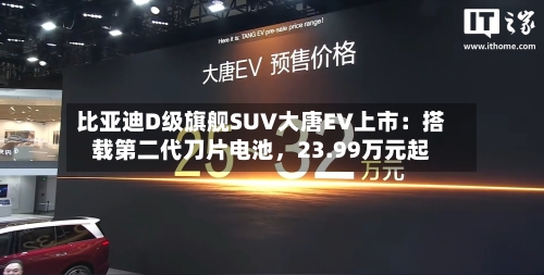 比亚迪D级旗舰SUV大唐EV上市：搭载第二代刀片电池，23.99万元起-第3张图片