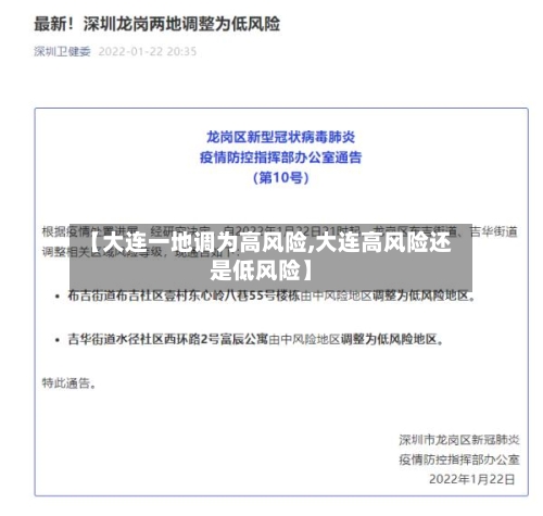 【大连一地调为高风险,大连高风险还是低风险】-第2张图片